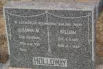 HOLLOWAY William 1882-1958 & Johanna M. ODENDAAL 1885- 