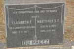 PREEZ Marthinus S.P., du 1887-1961 & Elizabeth F. V. JAARSVELD 1893-1967