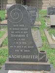 KACHELHOFFER Gerhardus C. 1913-1970
