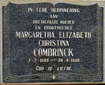 COMBRINCK Margaretha Elizabeth Christina 1889-1980