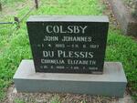 COLSBY John Johannes 1883-1927 & Cornelia Elizabeth DU PLESSIS 1899-1984
