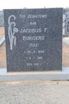 BURGERS Jacobus F. 1909-1981