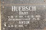 HUEBSCH Anton 1930- & Baby 1931-1993