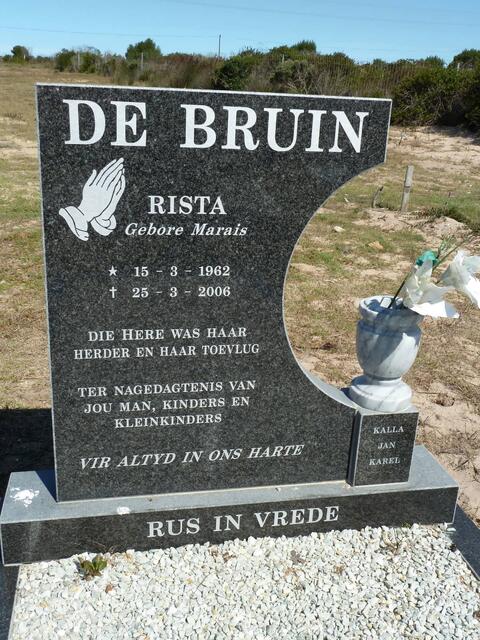 BRUIN Rista, de nee MARAIS 1962-2006