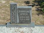 JAGER Charmaine Letitia, de 1920-1992