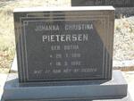 PIETERSEN Johanna Christina nee BOTHA 1918-1982