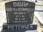 PIETERSEN Gertina Petronella nee SCHUTTE 1940-1995