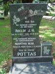 POTTAS Roelof J.H. 1913-1972 & Martha M.M. 1920-2000