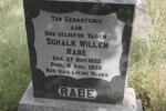 RABE Schalk Willem 1892-1958