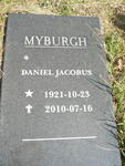 MYBURGH Daniel Jacobus 1921-2010