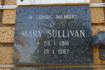 SULLIVAN Mary 1916-1987