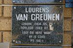 GREUNEN Lourens, van 1964-1983