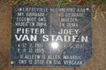 STADEN Pieter, van 1921-1995 & Joey 1932-