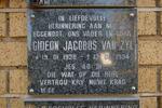 ZYL Gideon Jacobus, van 1928-1994
