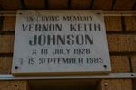JOHNSON Vernon Keith 1928-1985