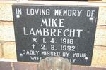 LAMBRECHT Mike 1918-1992