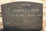 BOTHA Jacobus F.J. 1911-1975