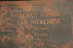 NIEKERK Nicolaas Willem, van 1910-1976