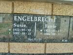ENGELBRECHT Fanie 1922-2004 & Susie 1922-2001