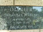 OLIVIER Johannes Mathys 1956-2006