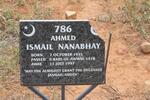 NANABHAY Ahmed Ismail 1935-1997