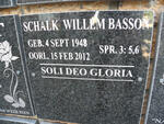 BASSON Schalk Willem 1948-2012