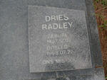 RADLEY Dries 1937-1998