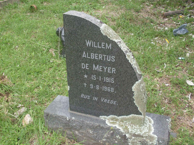 MEYER Willem Albertus, de 1915-1968