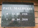 MALHERBE Paul 1928-2010