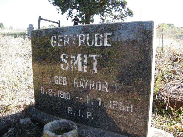 SMIT Gertrude nee RAYNOR 1910-1998