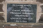 DIEDERICKS Lucas Albertus Theunnis Johannes 1945-2011