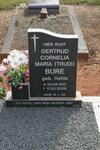 BURE Gertrud Cornelia Maria nee HOHLS 1917-2008
