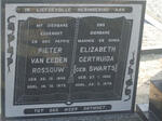 ROSSOUW Pieter Van Eeden 1896-1973 & Elizabeth Gertruida SWARTS 1900-1978