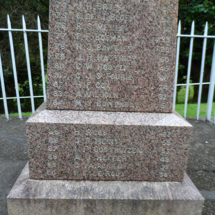 15. Boer War Memorial