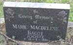 JOOSTE Marie Magdelene nee BAGOT -1991