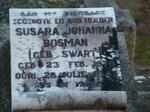 BOSMAN Susara Johanna nee SWART 1878-1943