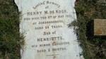 KOCK Henry M., de -1895 :: DE KOCK Henriette