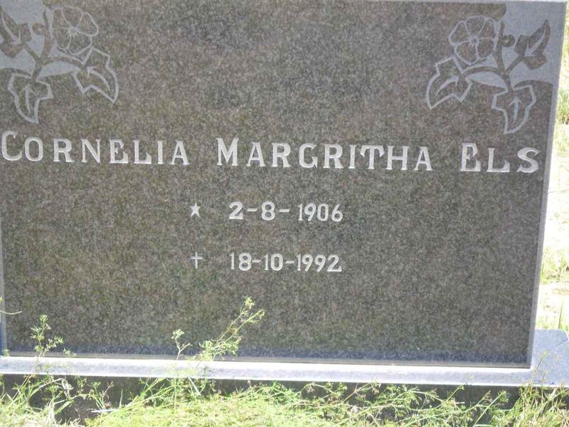 ELS Cornelia Margritha 1906-1992