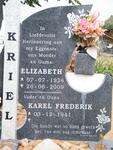 KRIEL Karel Frederik 1941- & Elizabeth 1936-2009