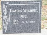 KRIEL Francois Christoffel 1959-1959