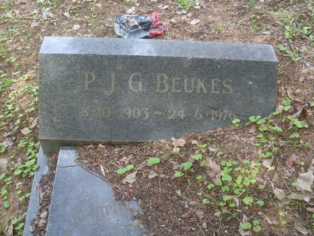BEUKES P.J.G. 1903-1976