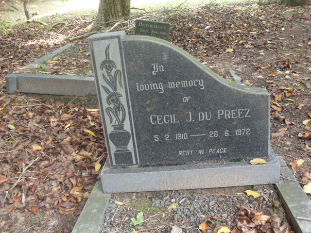PREEZ Cecil J., du 1910-1972