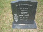 NEERVOORT Berend 1917-1980