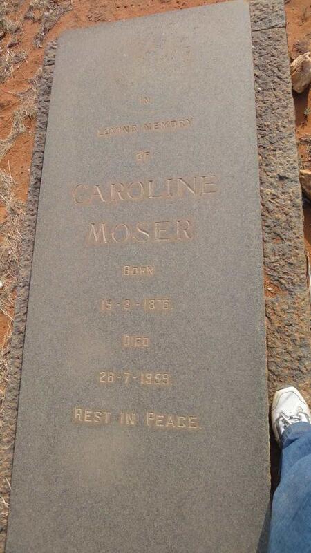 MOSER Caroline 1876-1959