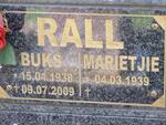 RALL Buks 1938-2009 & Marietjie 1939-