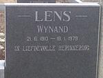 LENS Wynand 1910-1979
