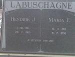 LABUSCHAGNE Hendrik J. 191?-1985 & Maria E. 1915-1995