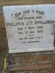 APPELGREIN Phillipus J.P. 1905-1924