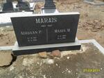 MARAIS Adriaan P. 1901-1986 & Maria M. 1905-1984