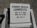 LAMBRECHTS Johannes Nicolaas 1866-1951